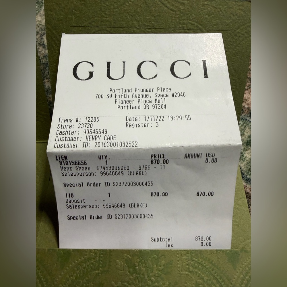 Screener GG Supreme Canvas Sneakers - Picture 15 of 16